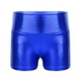 thumbnail image 1 of vastwit Girls Shiny Metallic Shorts Gymnastics Dance Shorts Royal Blue 4, 1 of 5