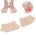 thumbnail image 4 of Forefoot Pads, Toe Separating Socks Half Toe Heelless Socks Open Five-Toes Half Socks Non-slip Toes Socks Forefoot Pads  For All Kinds Of Shoes Cover-Toed, 4 of 8