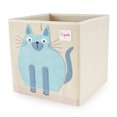 thumbnail image 2 of 3 Sprouts Enfants Tissu Cube de Rangement avec Chat Bleu et Lapin, 2 of 10