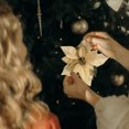 thumbnail image 3 of Artificial Flowers Plastic Christmas Flower  Tree Floral Decor Holiday Festival Ornament, 3 of 5