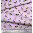thumbnail image 3 of Soimoi Poly Georgette Fabric Flycathcer Bird Fabric Prints By Yard 52 Inch Wide, 3 of 5