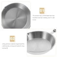 thumbnail image 4 of Miangastore Stainless Steel Frying Pan Nonstick Frying Pan Stainless Skillet Kitchen Cooking Pan, 4 of 8