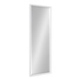 thumbnail image 1 of Kate and Laurel Calter Modern Framed Full Length Wall Mirror, 17.5 x 49.5, White, Decorative Rectangular Wall Mounted Full Body Beveled Mirror for Glam Wall Decor, 1 of 7