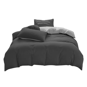 Maplenight Premium All-Season 4-Piece Full Size Sheet Set, Cooling Bed Sheets for Hot Sleepers - 98% Cotton, Skin-friendly, Soft, Easy Wash, Solid Colors Black