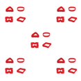 thumbnail image 3 of ZheElen 4piece Non-Stick Silicone Cake Mold Easy To Clean Flexible And Lightweight red 5Set, 3 of 6