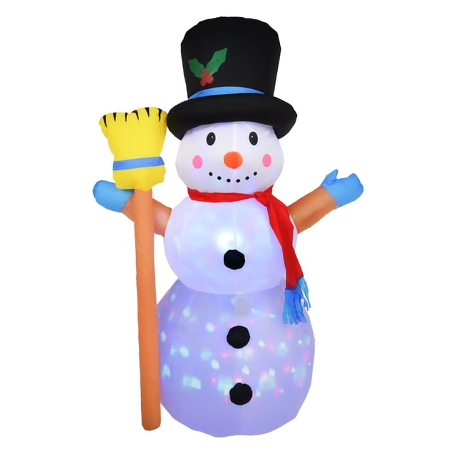 4 FT Christmas Inflatables Outdoor Decorations Waterproof Lighted Inflatable Snowman