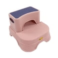 thumbnail image 2 of Kid Step Up Stool Bathroom, Anti Rollover Design 2 Layer Detachable Toddler Step Stool  For Bathroom Pink Purple, 2 of 8