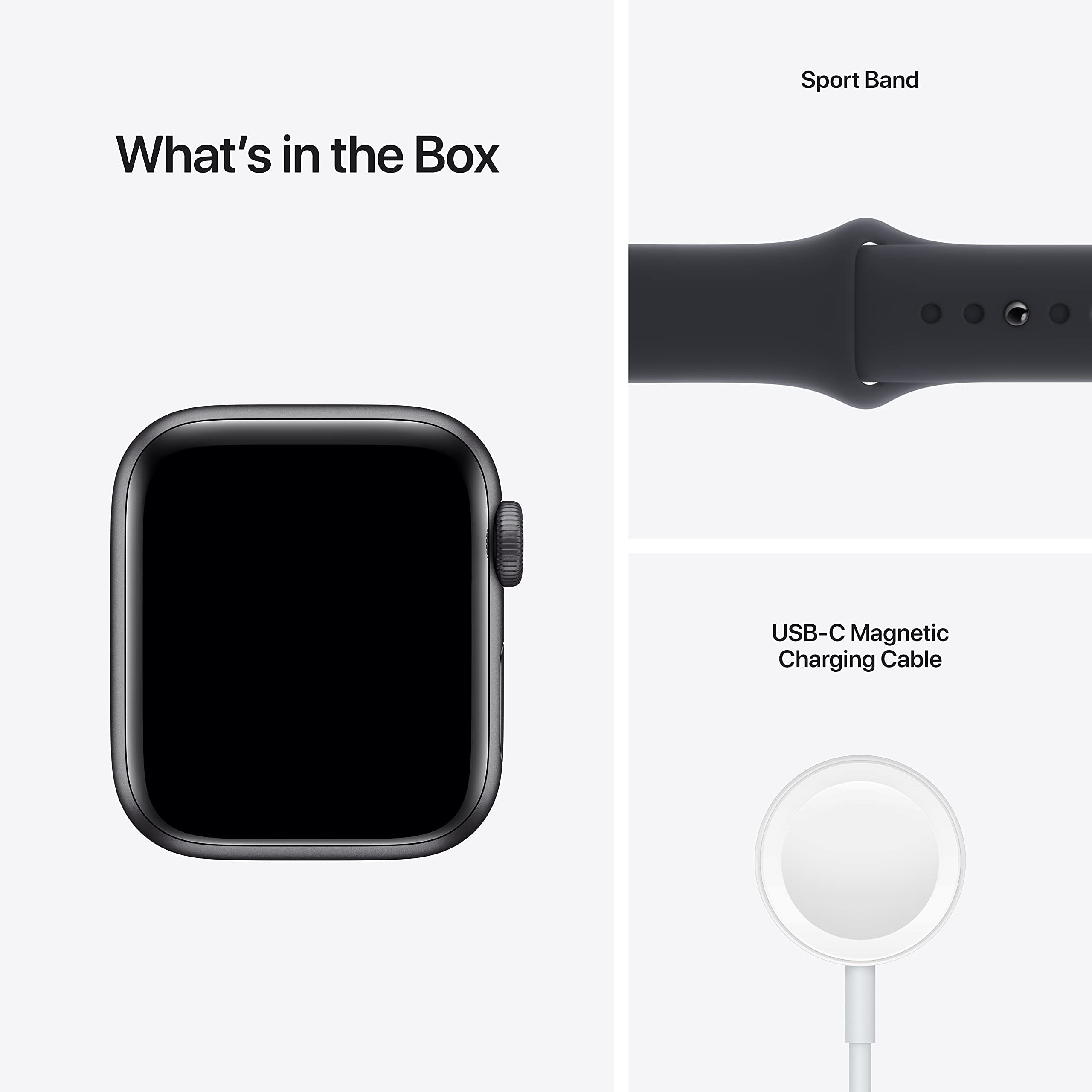Apple Watch SE (GPS, 40mm) - Space Grey Aluminium Case with