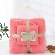 ZZkhGO Wearable Bath Towel Set, Microfiber 2 in 1 Towel for Women, Soft Absorbent Travel Home Bath Face Towels