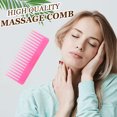 thumbnail image 3 of Styling Hair Comb Light Weight Portable Small Useful Barbershop Tools Multi-functional Wide Tooth Candy Color Modelling Supply Pink, 3 of 6