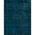 thumbnail image 1 of Ahgly Company Indoor Rectangle Abstract Teal Green Persian Area Rugs, 8' x 10', 1 of 6