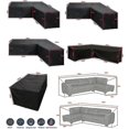 thumbnail image 5 of Housse de Sofa d'Angle Imperméable Housse de Mobilier de Jardin Housse de Mobilier Sectionnel d'Extérieur, 5 of 5