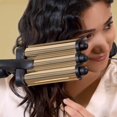 thumbnail image 5 of Hot Tools Pro Artist 24K Gold Digital 3 Barrel Hair Waver | Long Lasting Defined Waves (Jumbo Size), 5 of 5