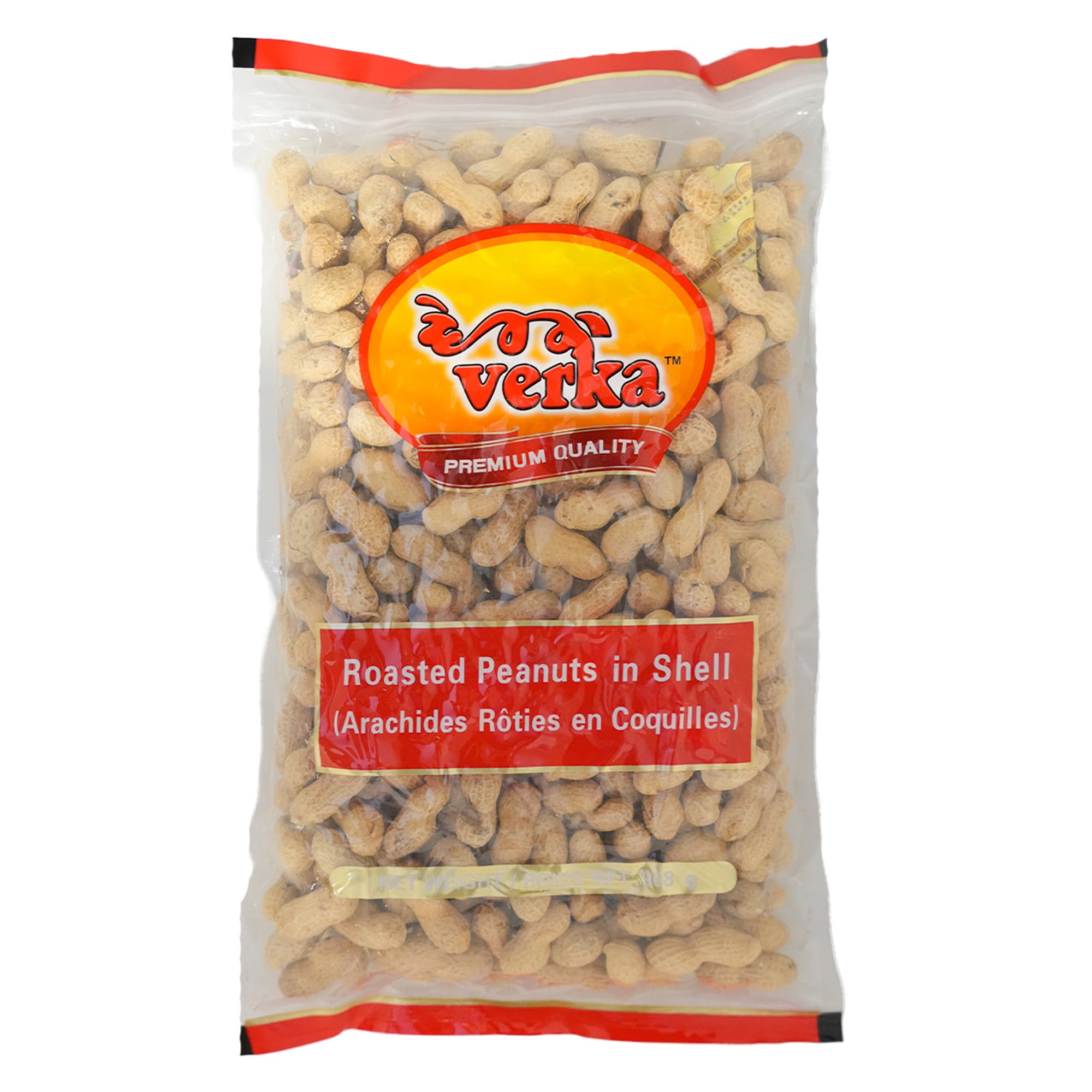 Verka Roasted Peanuts in Shell, 908g