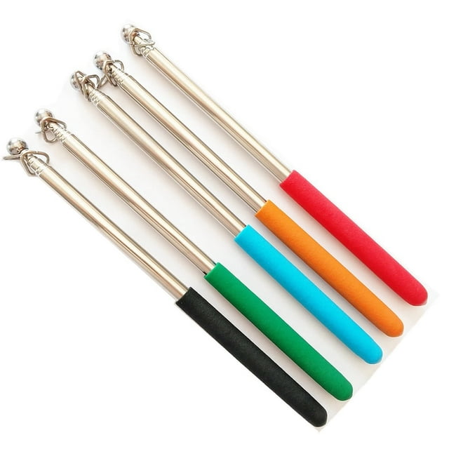 CHUANK Mât Télescopique en Acier Inoxydable de 1 m pour Enseignement, Index, Guide, Bannière
