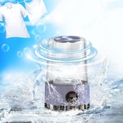 Fufafayo Portable Mini Laundry Cup, Small Automatic Washer for Underwear and Socks, Wireless Charging Cleaning Device, Compact Travel Washer for Dorm, Apartment or Camping, Space-Saving Design