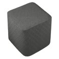 thumbnail image 1 of Housse Extensible pour Ottoman avec Fond Élastique Housse de Tabouret Rectangulaire Extensible Gris Foncé, 1 of 7