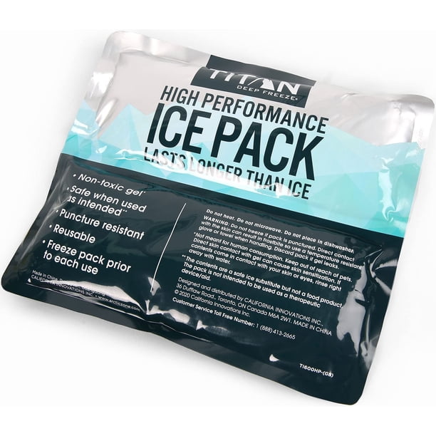 Arctic Zone Titan Deep Freeze Ice Pack- (2 Pack) 600 Gram High