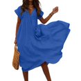 thumbnail image 1 of Robe Longue Maxi Décontractée Sans Manches pour Femmes, Soirée, Boîte de Nuit, 1 of 2