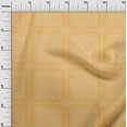 thumbnail image 3 of oneOone Georgette Viscose Mustard Yellow Fabric Geometric Sewing Craft Projects Fabric Prints By Yard 42 Inch Wide, 3 of 4