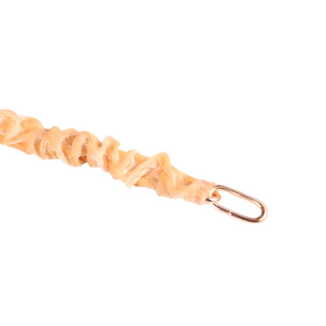 TENLONG Chain Cover, Velvet Type Fabric Effect,Protective Sleeve for Chain,Use for Chandelier Lighting Chain(Cover Only) (Gold,30 in)