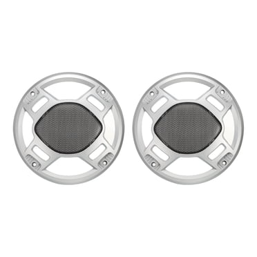 Unique Bargains Speaker Grill Cover 6.5' Mesh Subwoofer Grill Guard Protector for Home Audio DIY Silver 2 Pack