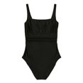 thumbnail image 2 of Krista Women's Square Neck Mesh Panel One Piece Swimsuit, 2 of 8