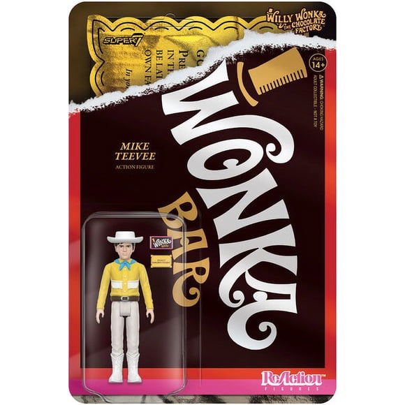 Super7 - Willy Wonka et la Chocolaterie - Figurine de Réaction Mike Teevee Wv1