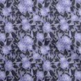 thumbnail image 1 of oneOone Rayon Bluish Violet Fabric Florals Craft Projects Decor Fabric Printed By The Yard 56 Inch Wide, 1 of 5