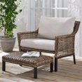 thumbnail image 1 of hometrends Belmont Cuddle Chair & Ottoman, 1 of 6