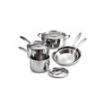 thumbnail image 4 of Refurbished Tramontina Gourmet Tri-Ply Clad 8 Piece Cookware Set, 4 of 13