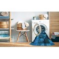 thumbnail image 2 of Ahgly Company Machine Washable Indoor Rectangle Transitional Deep Sky Blue Area Rugs, 2' x 5', 2 of 7