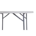 thumbnail image 4 of NPS BTR Series Table Pliante Ronde en Plastique Robuste de 48 Pouces en Gris Moucheté, 4 of 9