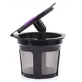 thumbnail image 3 of Tasses K Réutilisables pour Keurig, Filtres à Café Universels Rechargeables pour Cafetière à Portion Individuelle, Lot de 3 Dosettes Réutilisables, Noir, 3 of 5