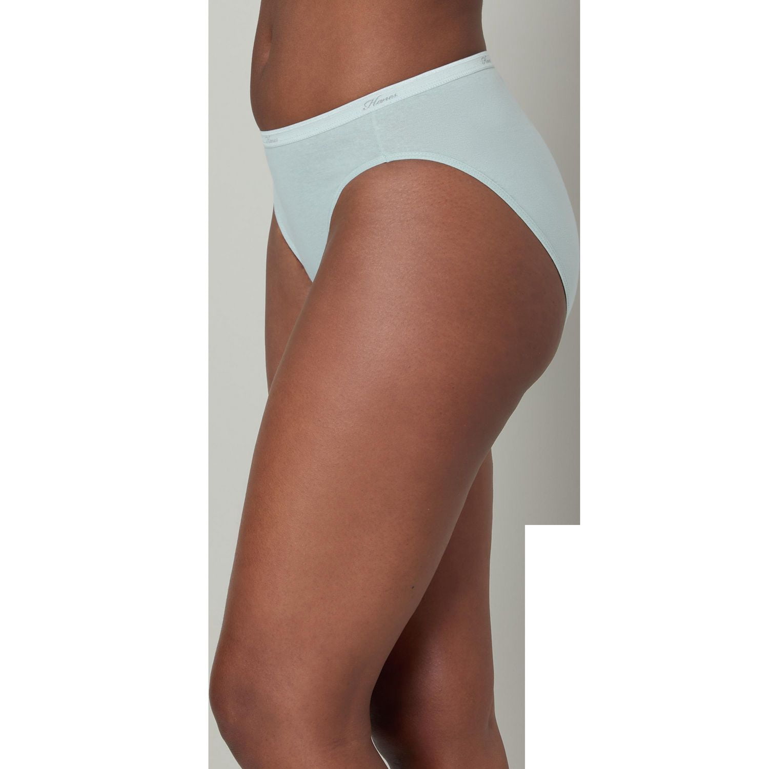 Hanes Women's 6+1 Bonus pack Hi-Cut Cotton Brief