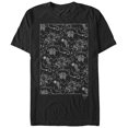 thumbnail image 1 of Twin Peaks Owl Cave Map Men's Graphic T Shirt (Large), 1 of 4
