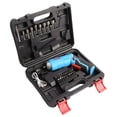 thumbnail image 3 of FIXTEC 4V Lithium-Ion Cordless 2-in-1 Pivoting Screwdriver Tool Set with 1.5Ah Battery, USB Cable and Storage Case, 49 Piece Tool Set, 3 of 8