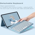thumbnail image 3 of CUITING 2021 New iPad 9 iPad 8 iPad 7 10.2” Air 3 Pro 10.5 键盘保护套 Cute Round Key Color Wireless Keyboard  Detachable BT Keyboard Cover for iPad 9th 8th 7th Air 3rd Generation, 3 of 7