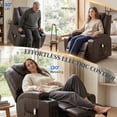 thumbnail image 4 of HOMCOM Fauteuil Inclinable Releveur avec Télécommande, Noir, 4 of 10