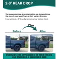 thumbnail image 4 of Camoo 2-3" Suspension Rear Drop Lowering Shackles kit Leaf Spring Drop Shackle Kit 6400 Compatible with Chevy Silverado GMC Sierra 1500 C15, 4 of 6