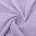 thumbnail image 4 of Timegard Hauts pour Femmes, Oeillets, Col Rond, Manches Courtes Bouffantes, Boutonné, Confortable, Couleur Unie, Tunique Décontractée, 4 of 8