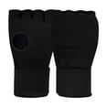thumbnail image 1 of jinwen Gants de Boxe Demi-Doigts pour Sparring MMA Muay Thai Noir, 1 of 9