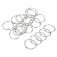 thumbnail image 1 of Unique Bargains Metal Binder Rings, Silver Tone, 20 Count, 20 Pack, 1 of 5