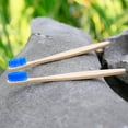 thumbnail image 4 of 2PCS Bamboo Toothbrush Vintage Natural Wood Toothbrush Nylon Bristle Toothbrush, 4 of 10