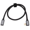thumbnail image 4 of HD 4K Type C Extension Cable, Thickened Durable 100W 5A PD 90 Degree Type C Extension Cable Gen 2  For Tablets For Notebooks 25cm,50cm,1m, 4 of 8