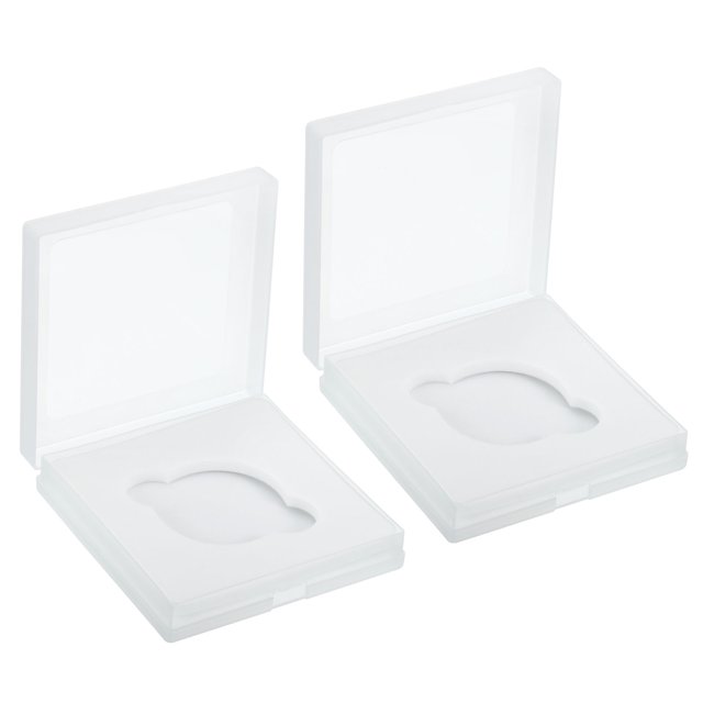 Unique Bargains Boîtier de Filtre d'Objectif 43 mm, Boîtier de Filtre d'Appareil Photo 2 Pcs Boîtier de Filtre d'Objectif Portable Résistant à l'Eau Plastique Antipoussière