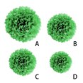 thumbnail image 3 of pitrice Paper flower ball grass green 4102, 3 of 9