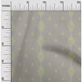 thumbnail image 1 of oneOone Georgette Viscose Tissu Stripe & Swirl Ikat Tissu Imprimé 1 Yard 42 Inch Large, 1 of 4