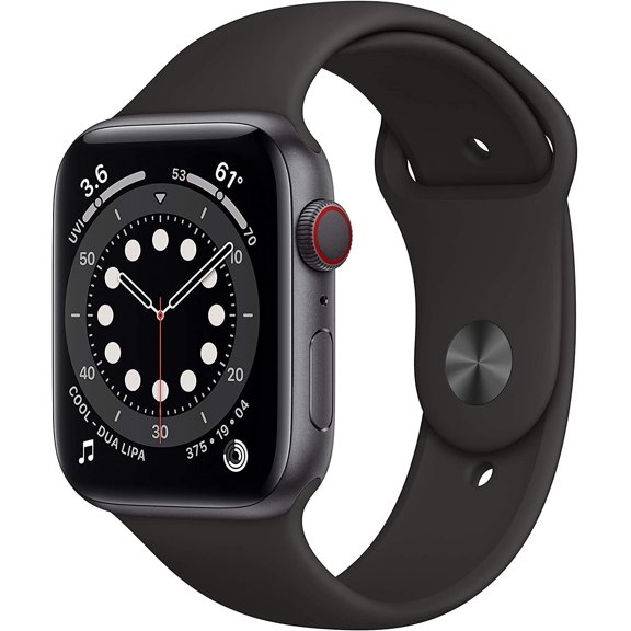 Refurbished Apple Watch Series 6 Titanium 44mm A2294 (GPS + Cellular) Space Black (Grade A+)