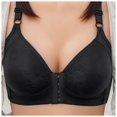 thumbnail image 1 of Timegard Front Closure Bras for Women No Underwire Adjustable Strap Full Support Comfortable Seniors Bra, 1 of 4